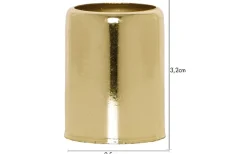 Tillbehör Till Adventsljusstakar<Star Trading Ljusmanschett Metallhylsa Mässing 7-pack