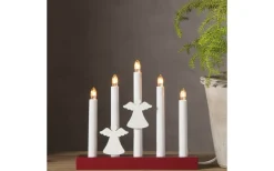 Ljusmanschett Ängel Vit 2-pack