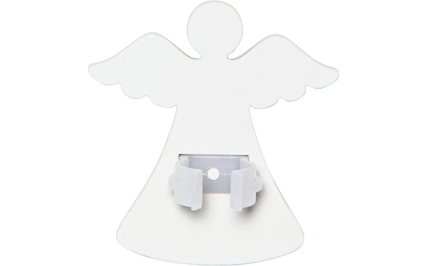 Ljusmanschett Ängel Vit 2-pack