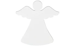 Ljusmanschett Ängel Vit 2-pack