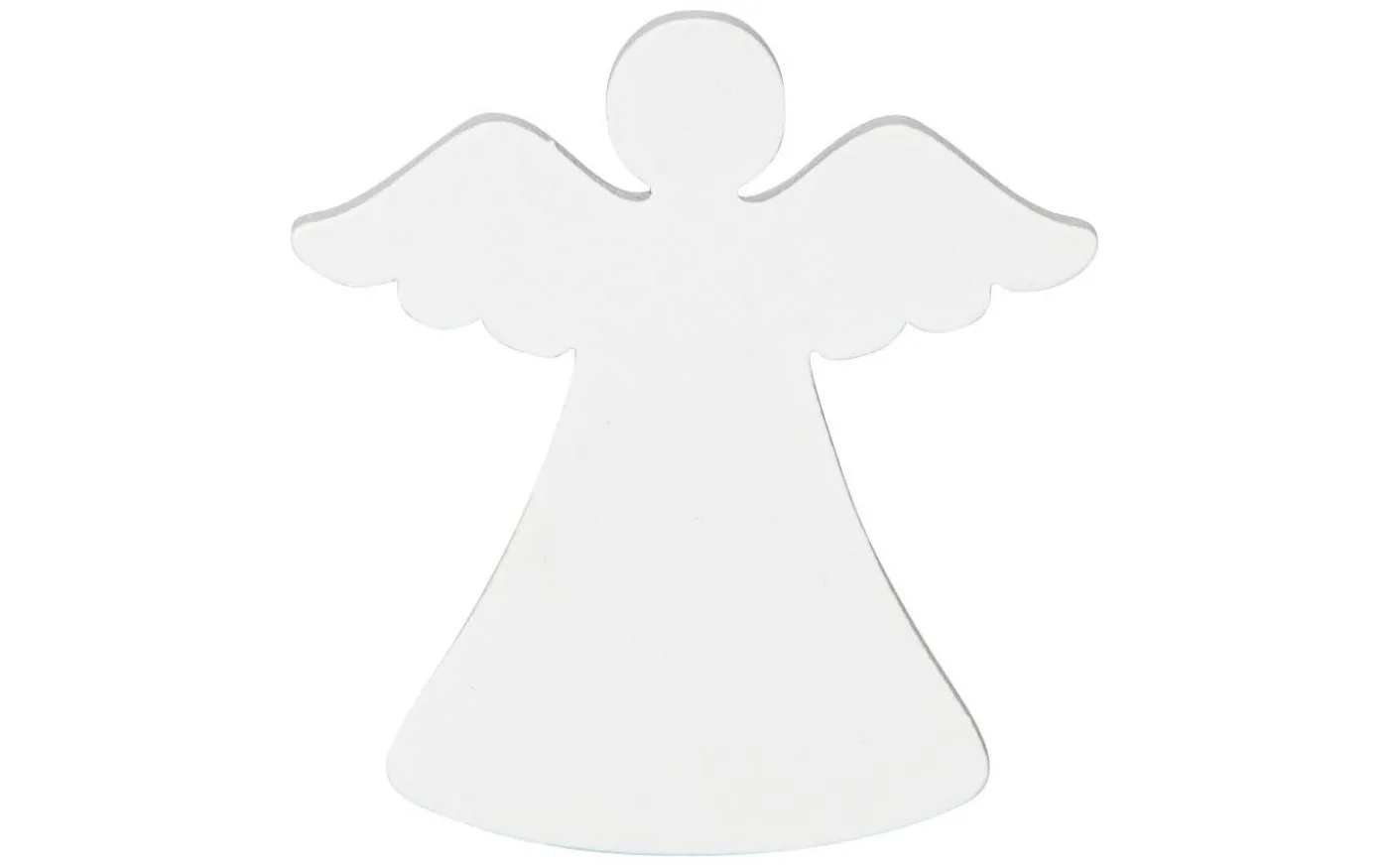 Ljusmanschett Ängel Vit 2-pack
