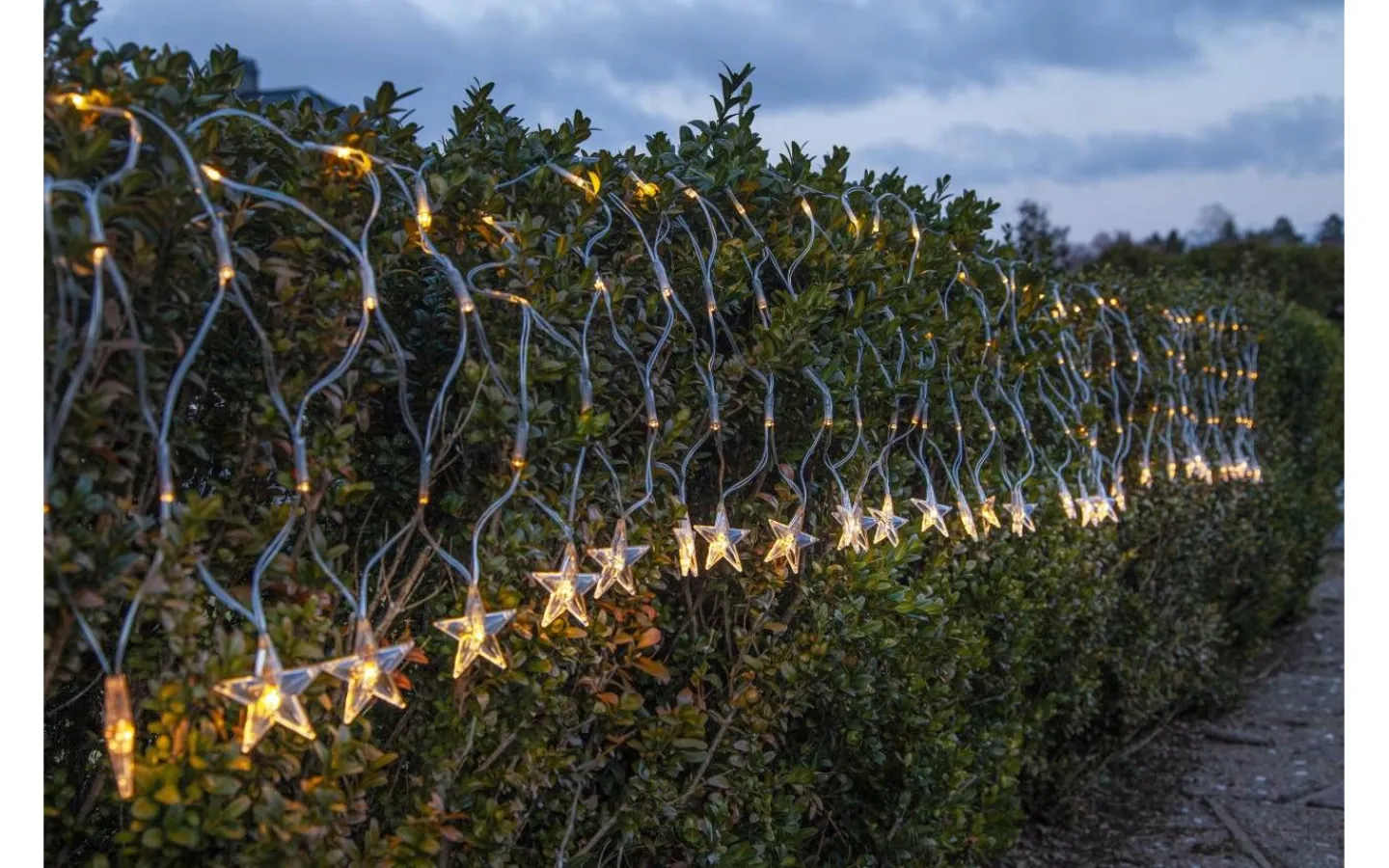 Star Trading Ljusnät StarNet Varmvit 4,8x0,4m 160LED IP44* Ljusnät