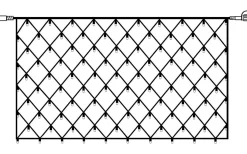 System Led Startrading<Star Trading Ljusnät System LED 2x1m Kallvit Svart Kabel
