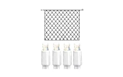 Star Trading Ljusnät System LED 3x3m Kallvit Vit Kabel* System Led Startrading