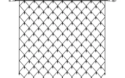 Star Trading Ljusnät System LED 3x3m Varmvit Svart Kabel* System Led Startrading