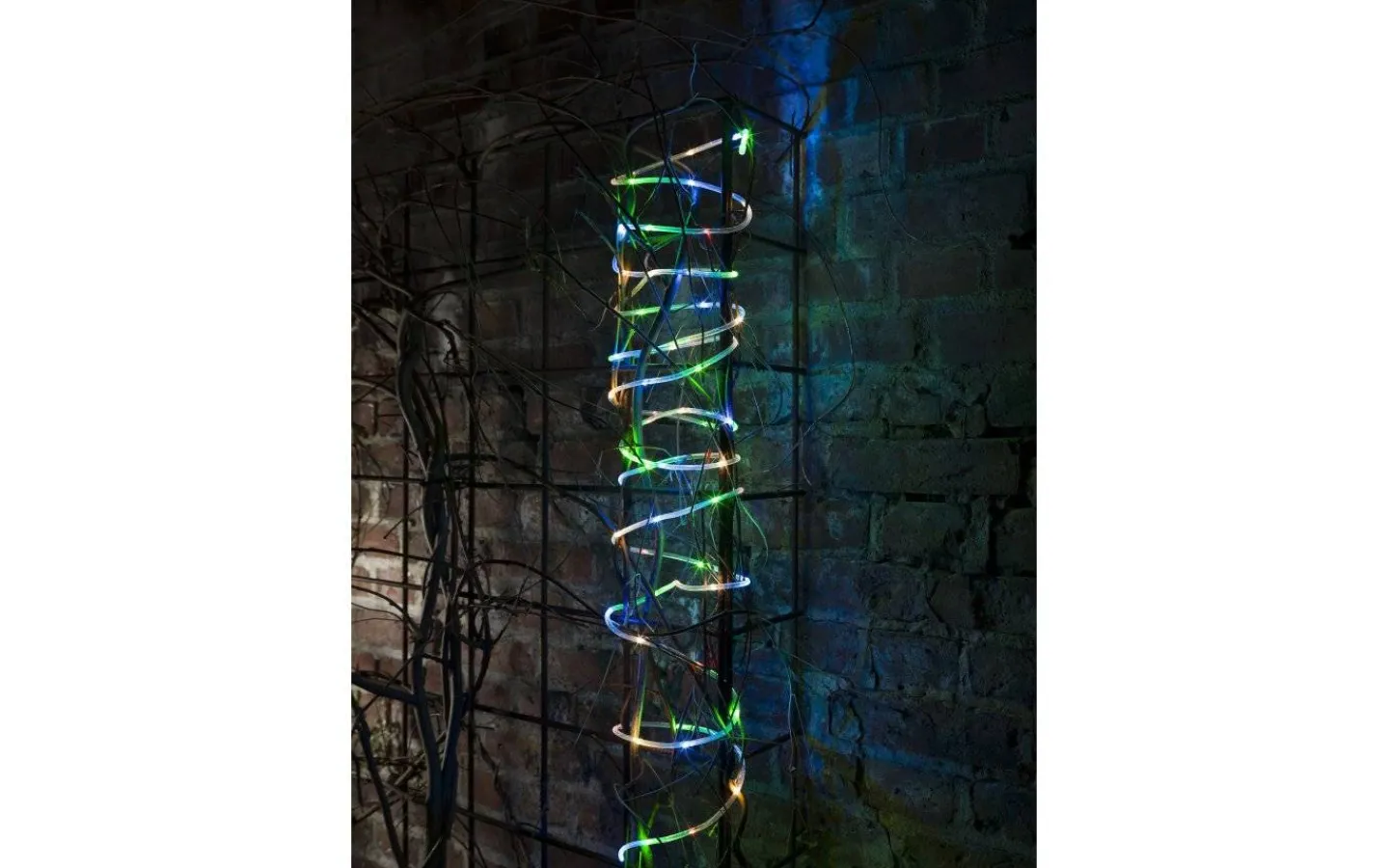 Konstsmide Ljusslang Mini Batteridriven Multifärgad 5m IP44* Batterislingor|Batteri Julpynt Utomhus