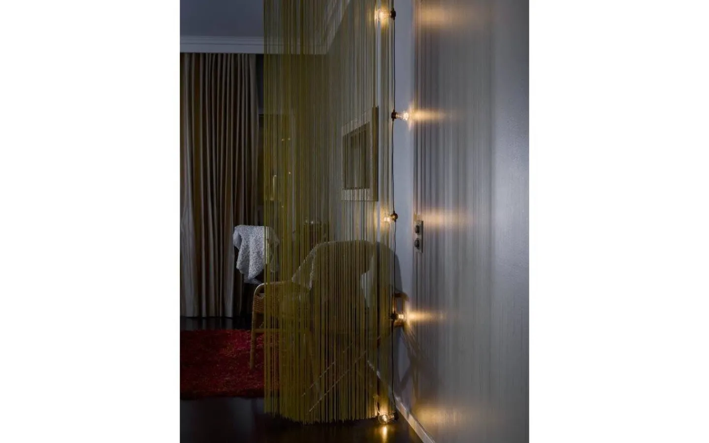 Batterislingor Utomhus|Batterislingor Utomhus<Konstsmide Ljusslinga Batteridriven 5L Svart Med Timer 2m EVV