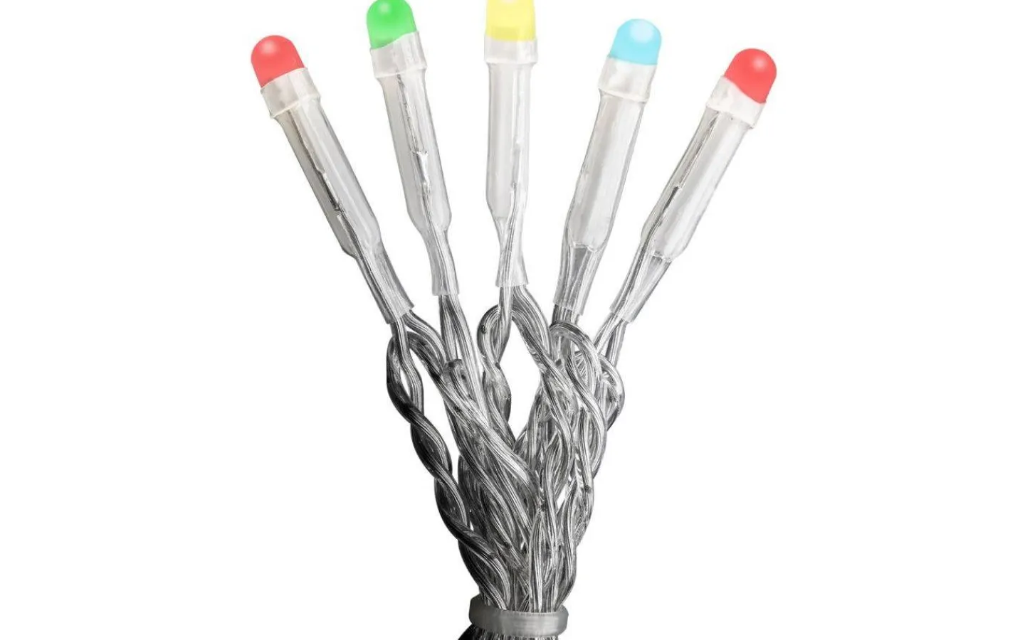 Ljusslingor Med Färgade Lampor<Konstsmide Ljusslinga 63cm RGB Frostad, Transparent Inomhus