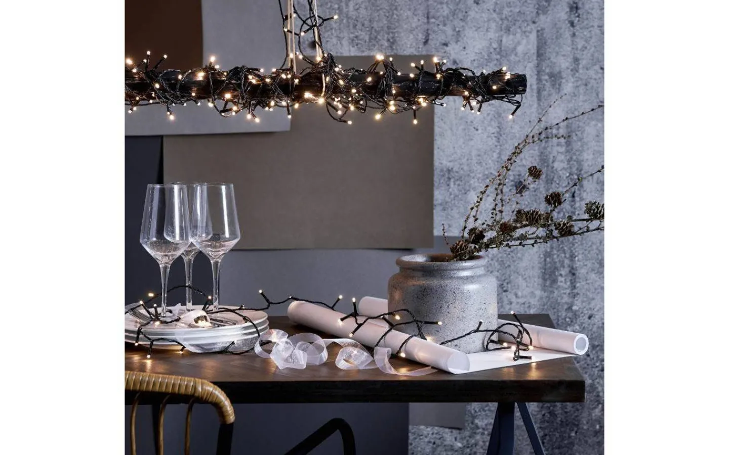 Star Trading Ljusslinga Crispy Ice White 2,8m 40LED IP44* Korta Ljusslingor (1-10M)|Ljusslingor Utomhus