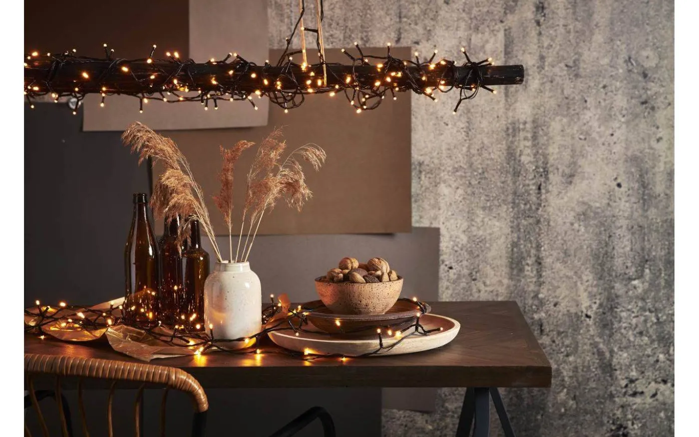 Ljusslinga Golden Warm White 25m 360LED IP44