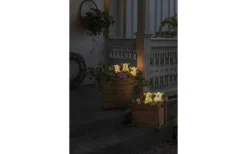 Konstsmide Ljusslinga Grisar 4m Vit IP44* Julpynt Utomhus|Utomhusdekorationer