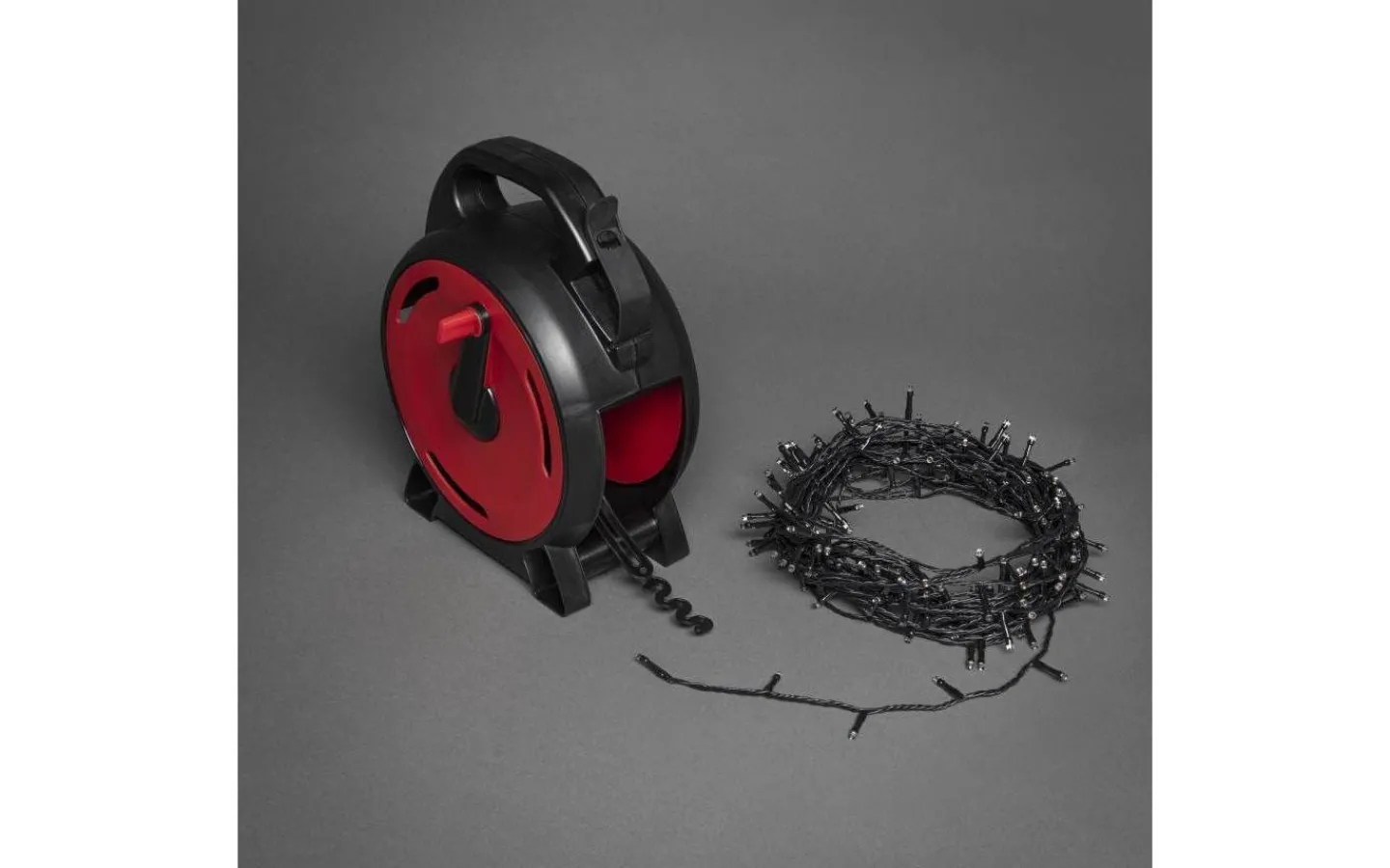 Konstsmide Ljusslinga LED med Sladdvinda 13,93m Amber IP44* Ljusslingor Med Sladdvinda|Långa Ljusslingor (11-20M)