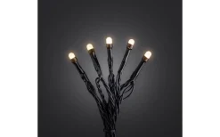 Långa Ljusslingor (21M+)|Ljusslingor Utomhus<Konstsmide Ljusslinga 32m Frostad Amber, Svart IP44