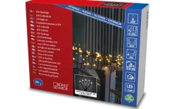 Långa Ljusslingor (21M+)|Ljusslingor Utomhus<Konstsmide Ljusslinga 32m Frostad Amber, Svart IP44