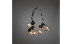 Ljusslinga 4,5m 10L Amber Sicksack