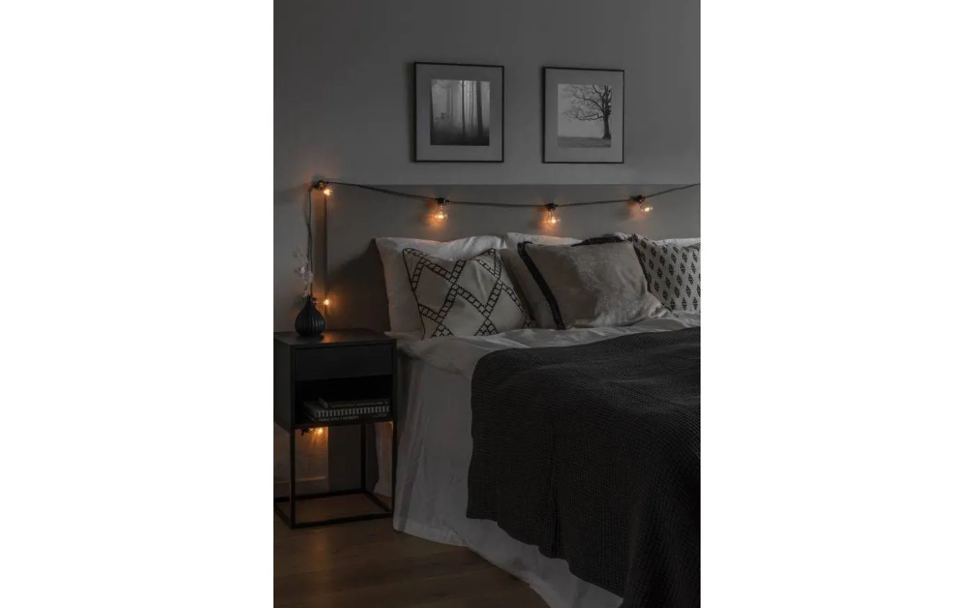 Ljusslinga 4,5m 10L Amber Sicksack