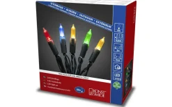 Konstsmide Ljusslinga 12m Multi, Mörkgrön IP44* Ljusslingor Med Färgade Lampor