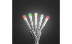 Konstsmide Ljusslinga 6,9m RGB Frostad, Transparent Inomhus* Ljusslingor Med Färgade Lampor