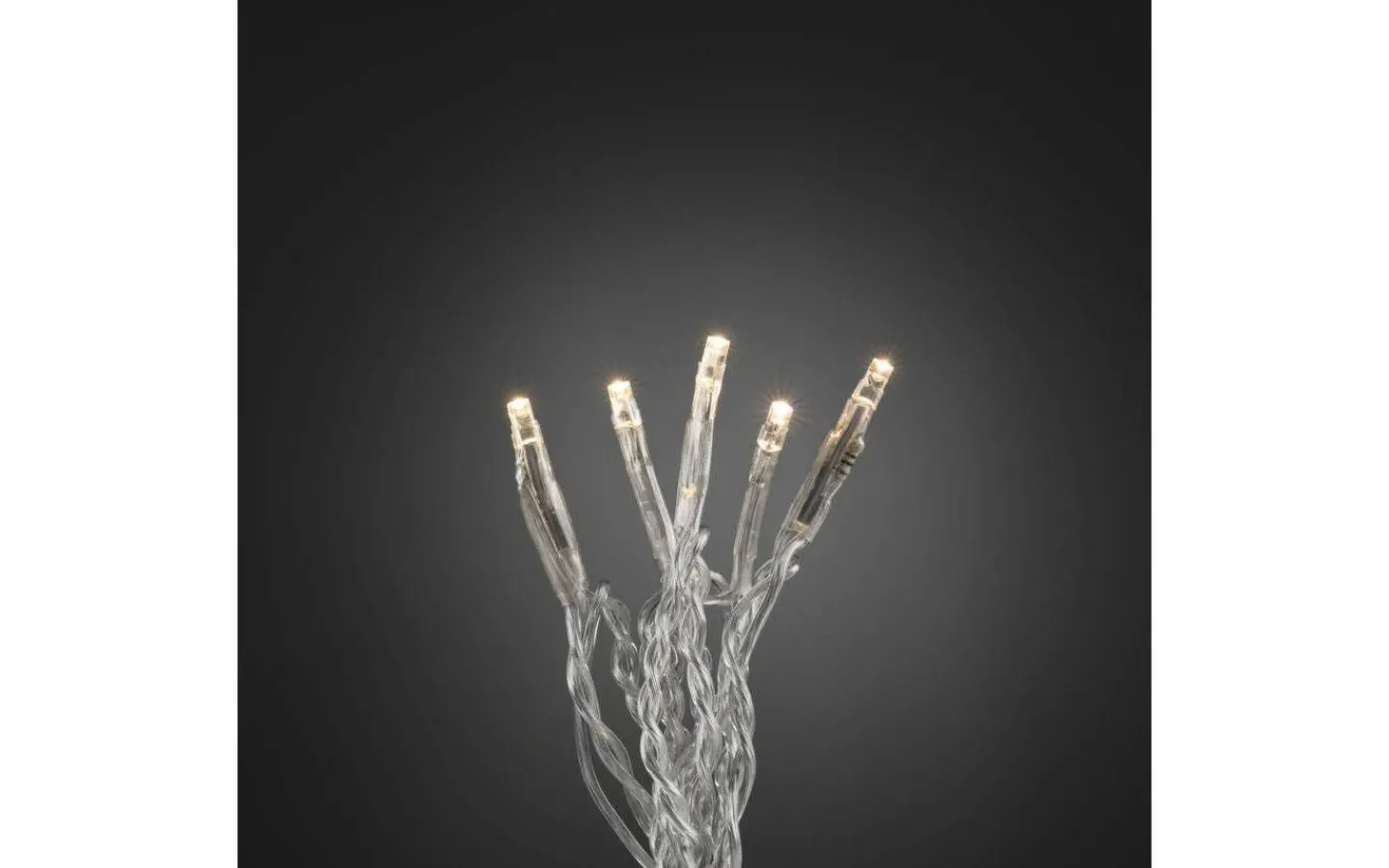 Konstsmide Ljusslinga 6,9m Varmvit, Transparent Inomhus* Korta Ljusslingor (1-10M)|Ljusslingor Inomhus