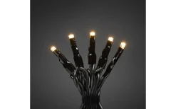 Korta Ljusslingor (1-10M)|Ljusslingor Utomhus<Konstsmide Ljusslinga Micro LED 9,5m Amber IP44