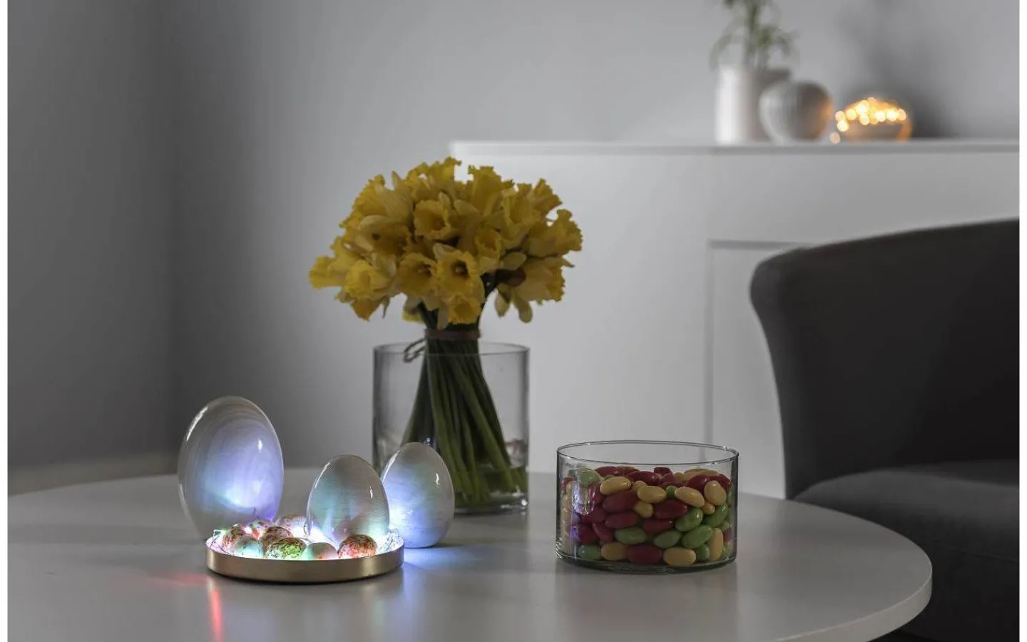 Dew Drop Slingor<Konstsmide Ljusslinga Micro Slow 4,9m RGB