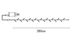 Star Trading Ljusslinga Shiny Warmwhite 2,8m 40LED IP44* Korta Ljusslingor (1-10M)|Ljusslingor Utomhus