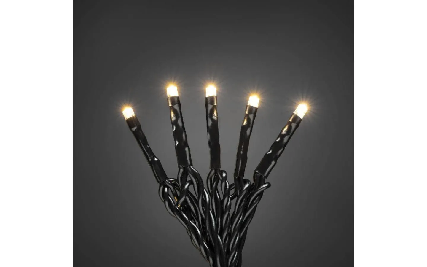 System 31V Konstsmide<Konstsmide Ljusslinga Start System LED 31V 10m med Varmvit P44