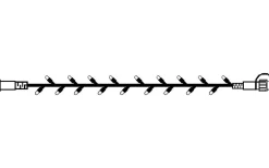 Ljusslinga System LED 5m Färgmix Svart Kabel