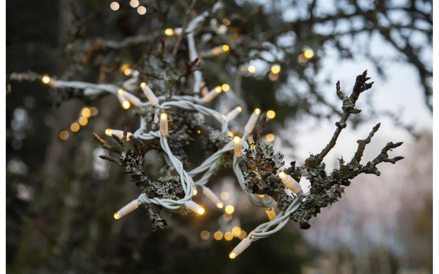 System Led Startrading<Star Trading Ljusslinga System LED 5m Varmvit Vit Kabel