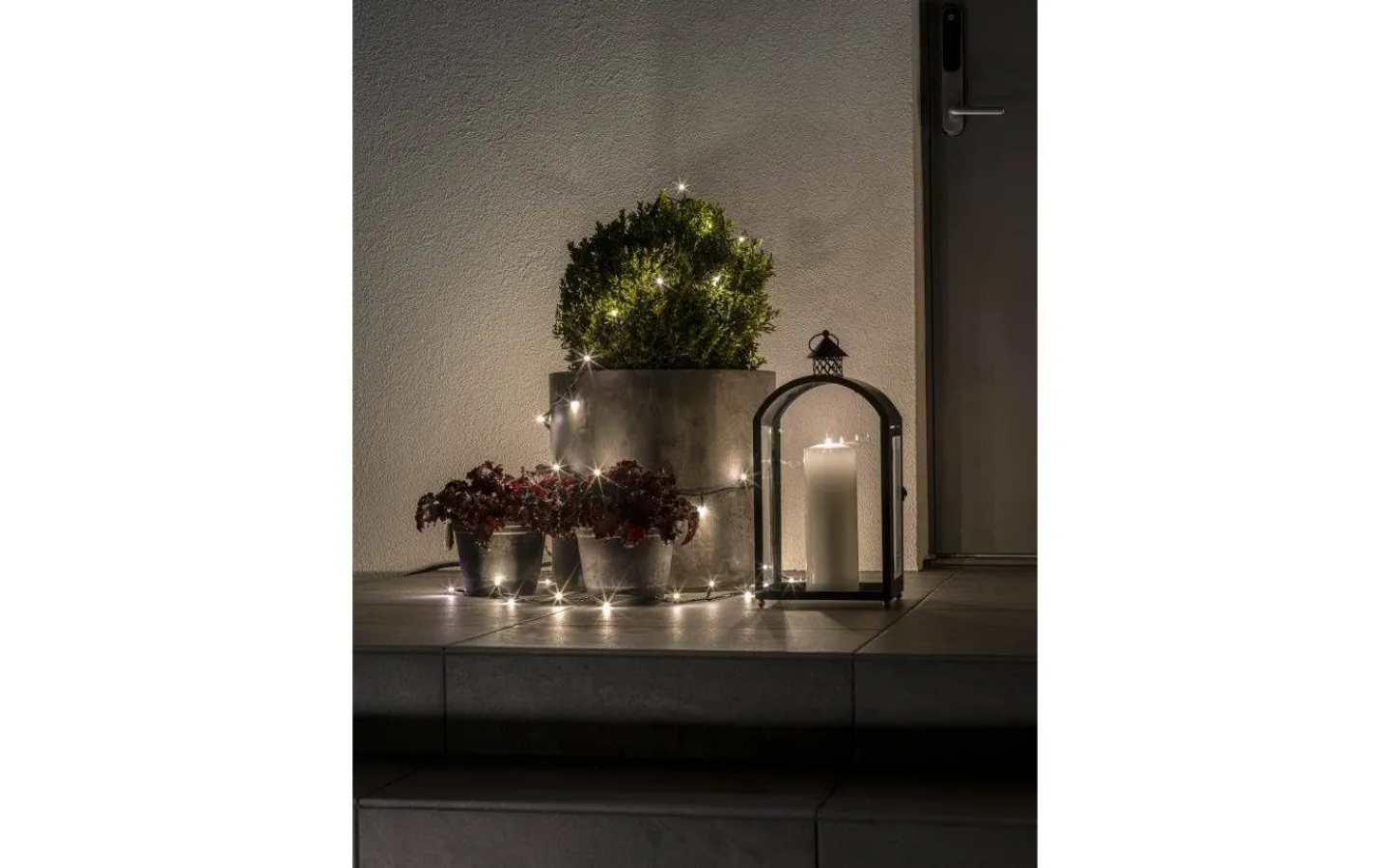 Konstsmide Ljusslinga System LED 31V 4,9m Frostad Varmvit IP44* System 31V Konstsmide