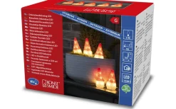 Julpynt Utomhus<Konstsmide Ljusslinga Tomtar i Akryl 4m IP44