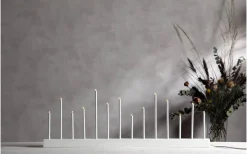 Star Trading Ljusstake Buzz 27cm Vit* Visa Alla Adventsljusstakar|Adventsljusstakar 0-30 Cm