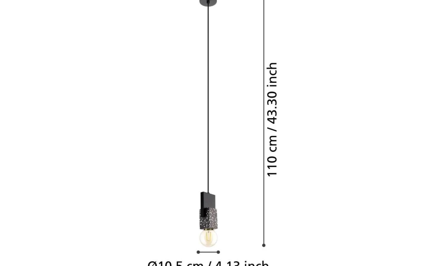 Eglo Lobatia Fönsterlampa 10,5cm Svart* Fönsterlampor