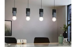 Eglo Lobatia Taklampa 93cm Svart* Avlånga Taklampor