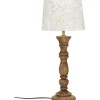 PR Home Lodge Bordslampa 59cm Acanthus Brun/Beige* Bordslampor