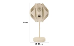 Bordslampor<Mauro Ferretti Logic Bordslampa 57cm Beige