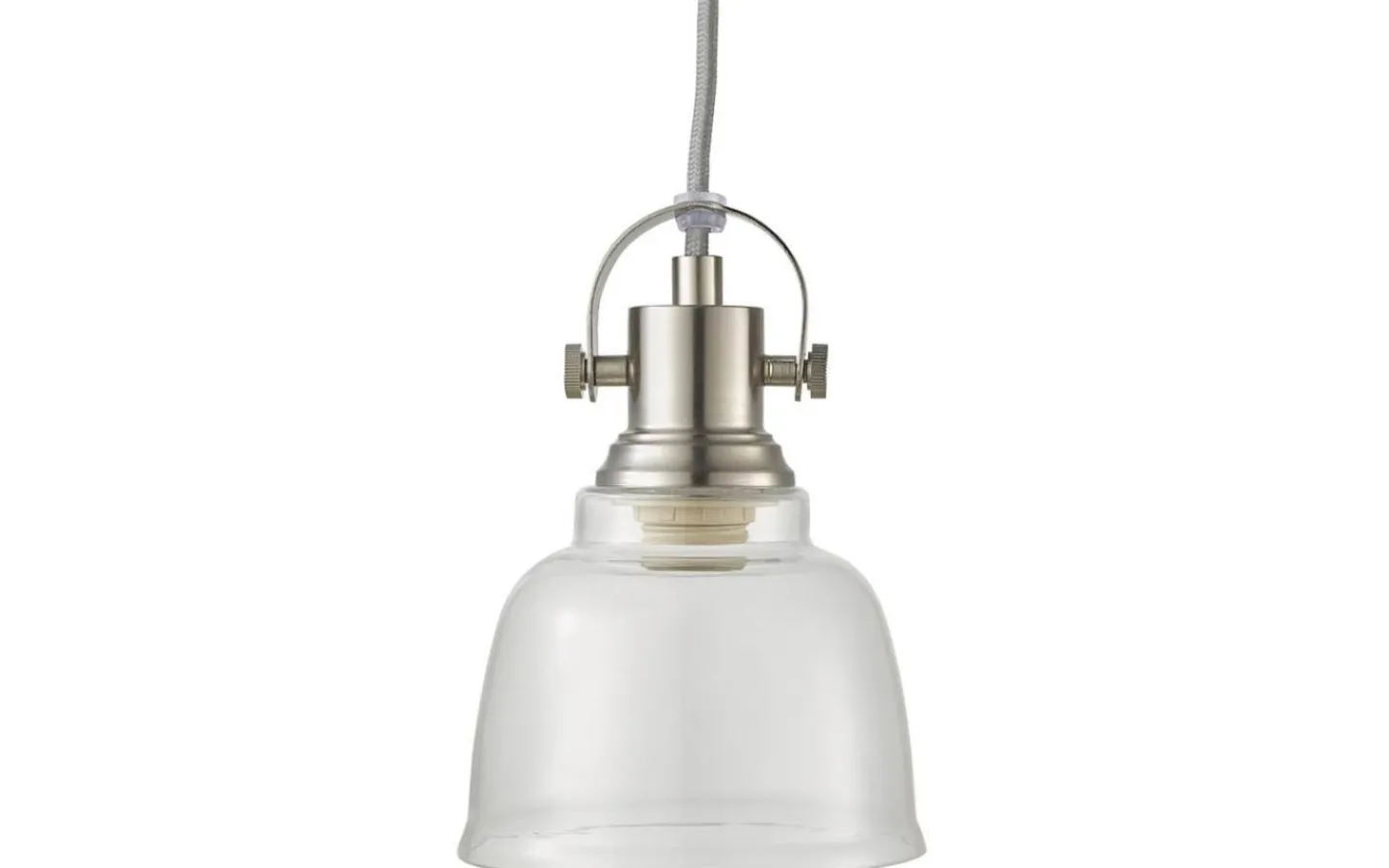 Oriva Loke Fönsterlampa 12cm Satin Nickel/Klar* Fönsterlampor