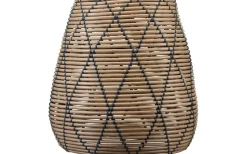 Lollo Lampskärm Ø38cm Special Agnar-fäste Natur/Svart