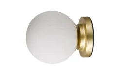 Lampetter|Bordslampor<Oriva London Bords-/Vägglampa 18cm Borstad Mässing