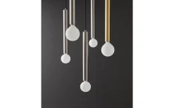 CO Bankeryd Long Takpendel 45cm Shiny Nickel* Fönsterlampor