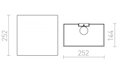 Vardagsrum|Hall & Trappa<Rendl Lope W Vägglampa Vit E27