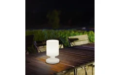 Lora Uppladdningsbar Bordslampa LED vit IP44
