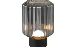 Uppladdningsbara Lampor Inomhus|Bordslampor<Reality Lord Bordslampa LED mattsvart/rökfärgad uppladdningsbar