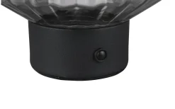 Uppladdningsbara Lampor Inomhus|Bordslampor<Reality Lord Bordslampa LED mattsvart/rökfärgad uppladdningsbar