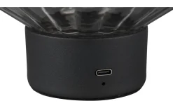 Uppladdningsbara Lampor Inomhus|Bordslampor<Reality Lord Bordslampa LED mattsvart/rökfärgad uppladdningsbar