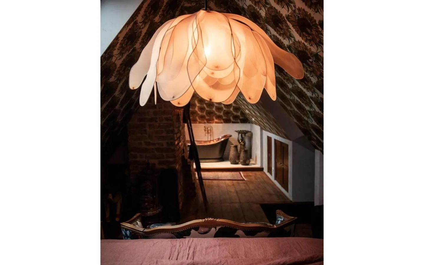 By Rydens Lou Lou Taklampa 80cm Natur* Stora Taklampor Ø70-150 Cm