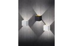 Trio Lighting Louis Vägglampa LED i borstad aluminium* Lampetter