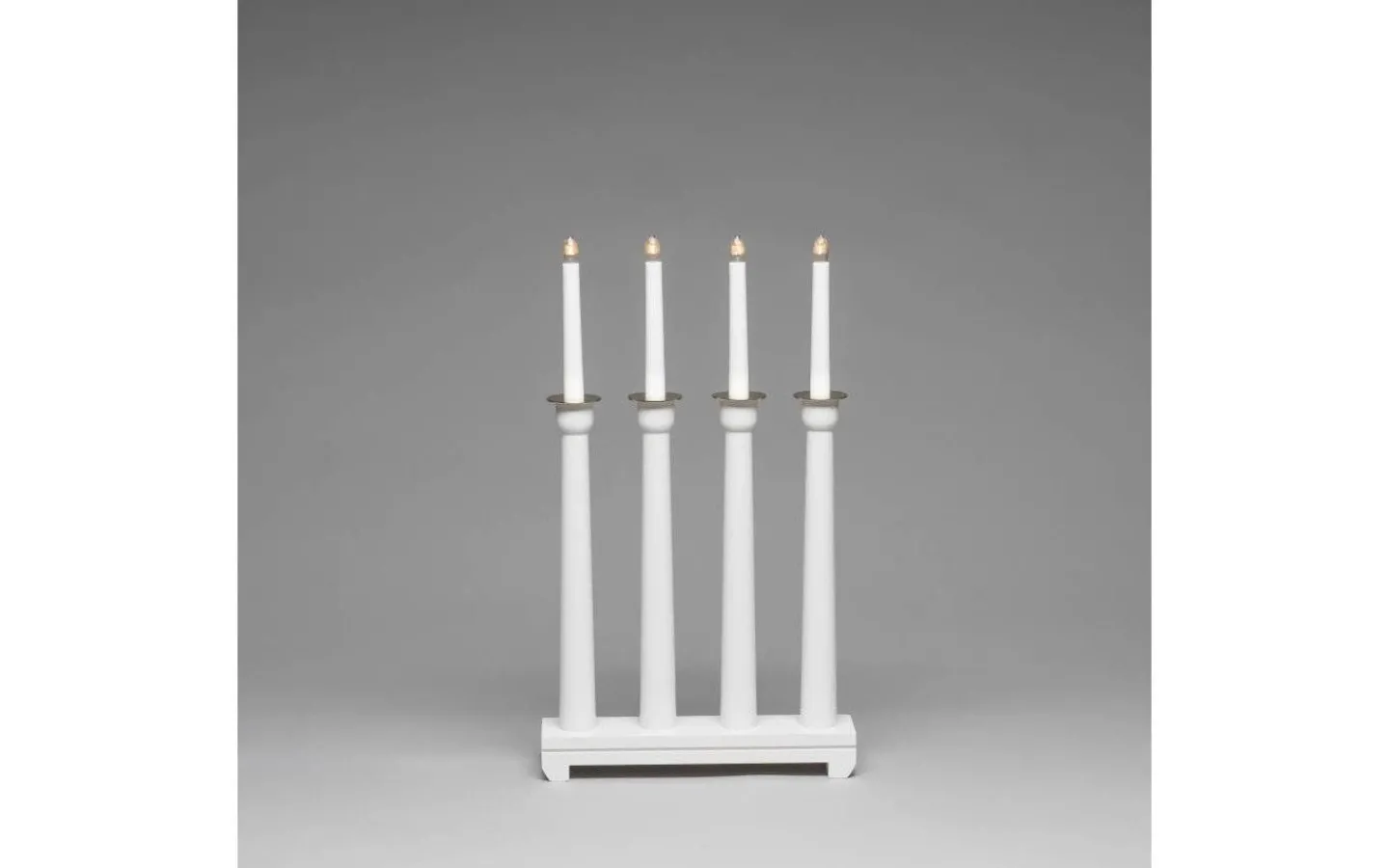 Konstsmide Lovis Adventsljusstake 4L 50cm Vit* Visa Alla Adventsljusstakar|Adventsljusstakar 31-60 Cm