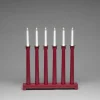 Konstsmide Lovis Adventsljusstake 6L 50cm Röd* Visa Alla Adventsljusstakar|Adventsljusstakar 31-60 Cm