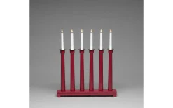 Konstsmide Lovis Adventsljusstake 6L 50cm Röd* Visa Alla Adventsljusstakar|Adventsljusstakar 31-60 Cm
